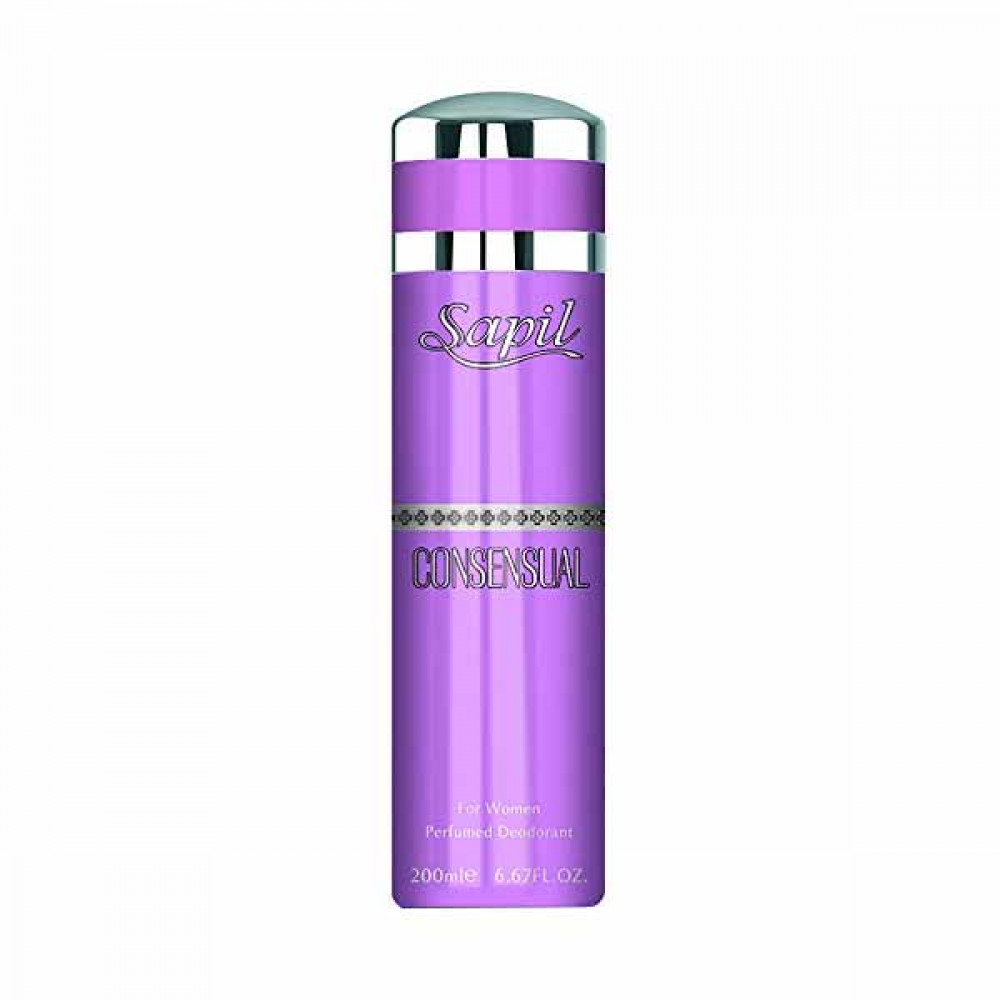 Sapil Deo Spray Consensual (Women) 200ml  Sapil Deo Spray Consensual (Women) 200ml