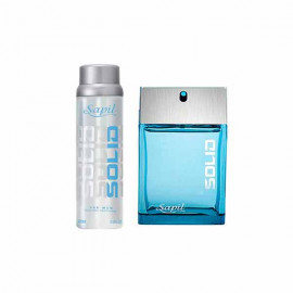 Sapil Solid Black EDT 100ml + Deo 150ml