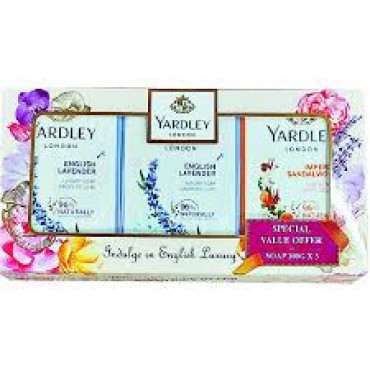 Yardley Soap 100G 3Pcs Assrtd Price Promo