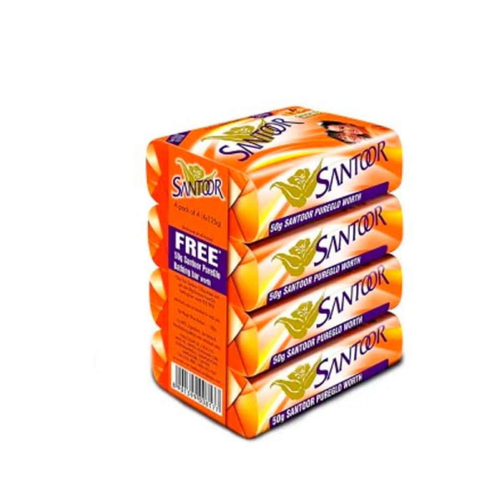 Santoor Soap 3+1Free 175gm 