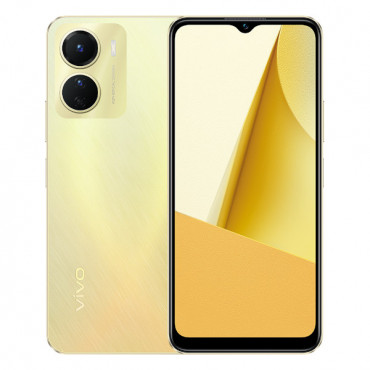 Vivo Smartphone Y16 4GB RAM 64GB ROM Dual Sim Gold Colour 