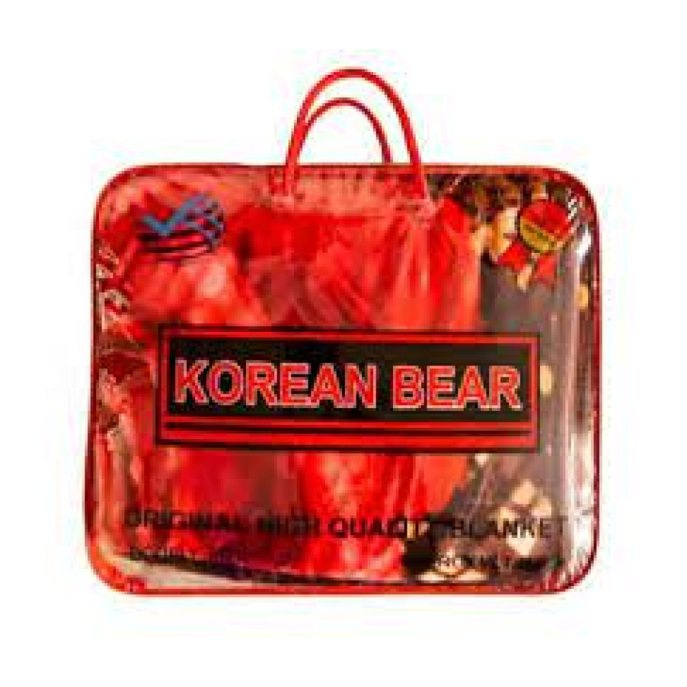 Korean Bear Blanket 2Ply 220X240 Korean Bear Blanket 2Ply 220X240