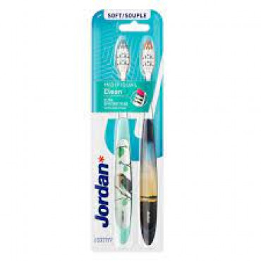 Jordan Individual Clean Toothbrush Soft 2Pcs