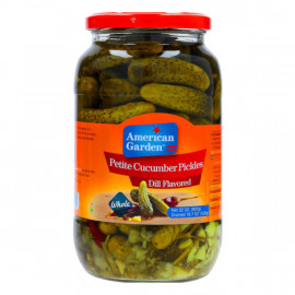 American Garden Petite Cucumber Pickles Dill Flavoured 907gm