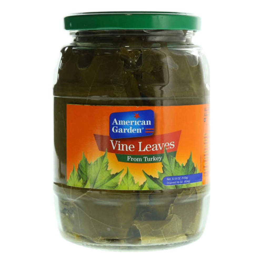American Garden Turkish Grape Leaves 454gm  American Garden Turkish Grape Leaves 454gm