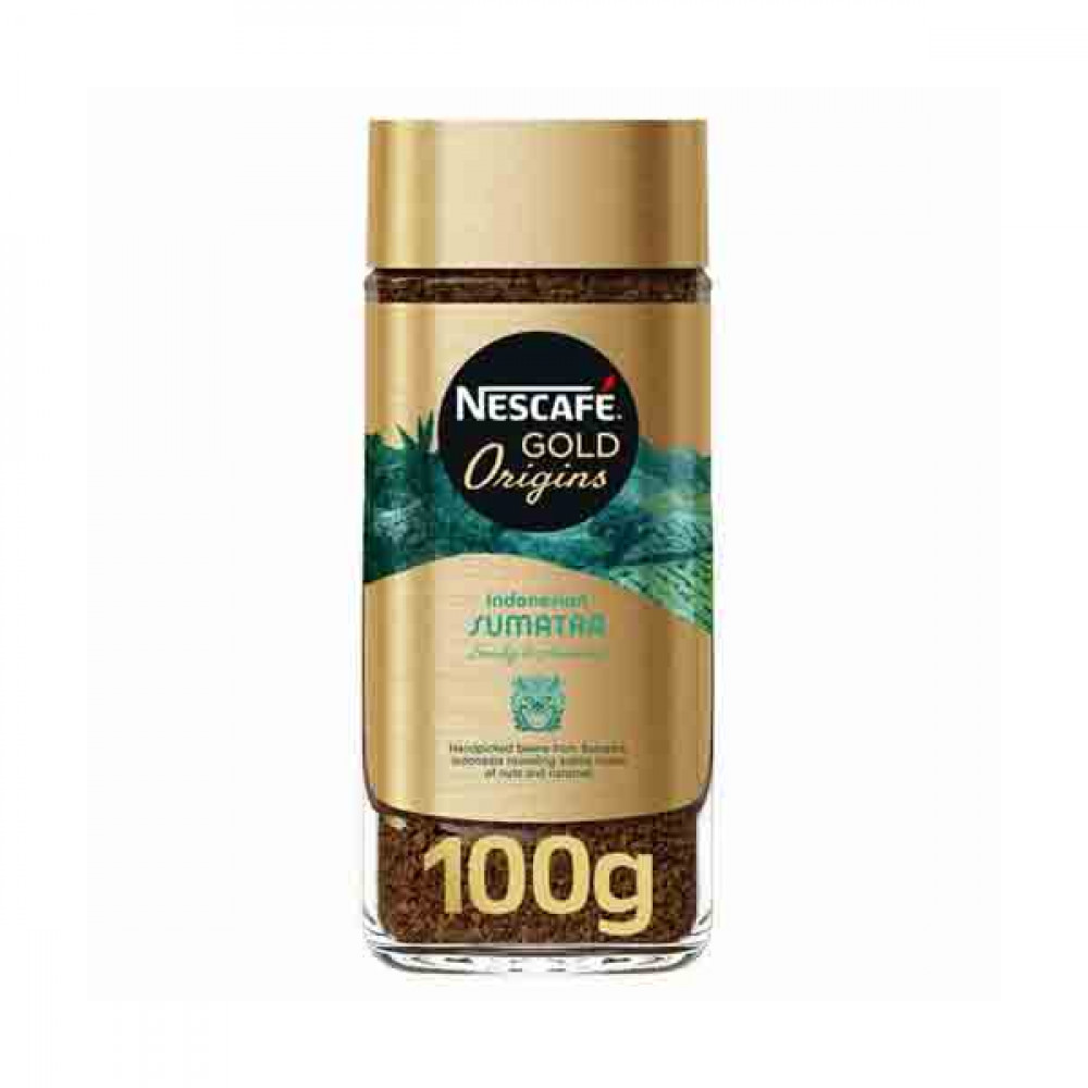 Nescafe Gold Origin Coffee Sumatra 100gm  Nescafe Gold Origin Coffee Sumatra 100gm
