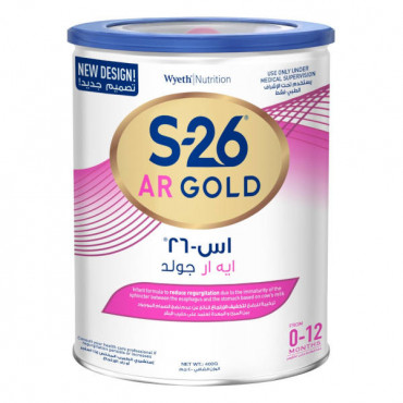 S-26 AR Gold Anti-Regurgitation Infant Formula 400gm 