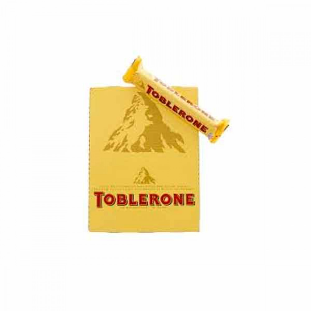 Toblerone Milk Chocolate 24 x 35gm  Toblerone Milk Chocolate 24 x 35gm