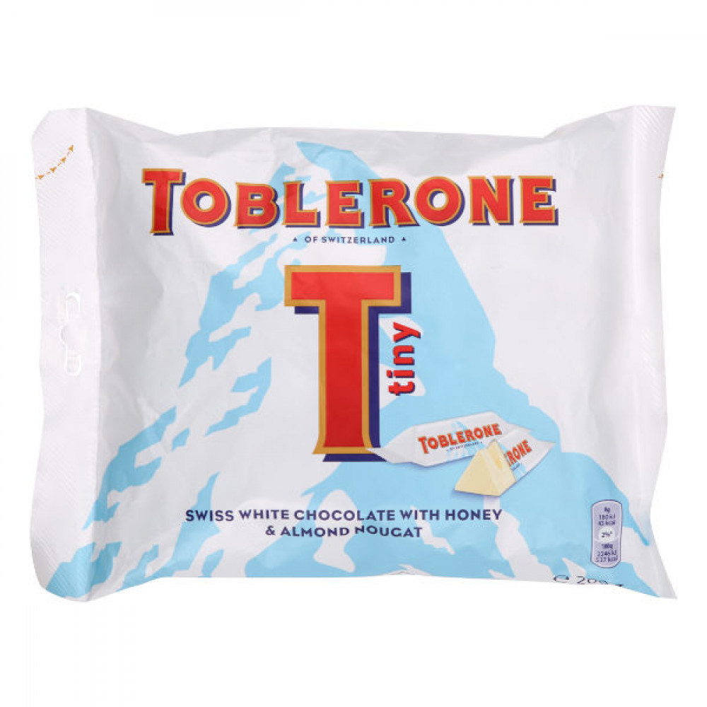 Toblerone Tiny White Chocolate 200gm  Toblerone Tiny White Chocolate 200gm