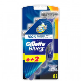Gillette Blue 3 Normal 8 S  6+2