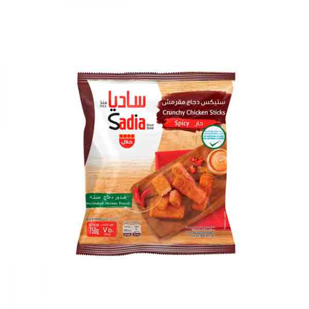 Sadia Crunchy Chicken Sticks Spicy 750gm  Sadia Crunchy Chicken Sticks Spicy 750gm