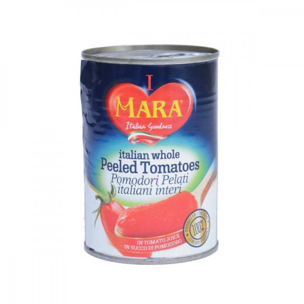 Mara Italian Whole Peeled Tomatoes 400gm  Mara Italian Whole Peeled Tomatoes 400gm