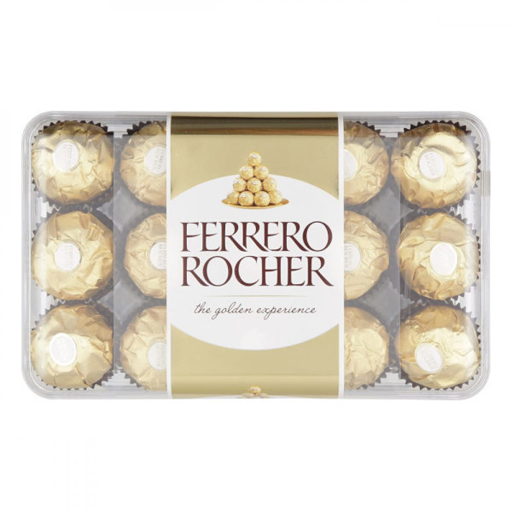 Ferrero Rocher Chocolate T30 375gm  Ferrero Rocher Chocolate T30 375gm