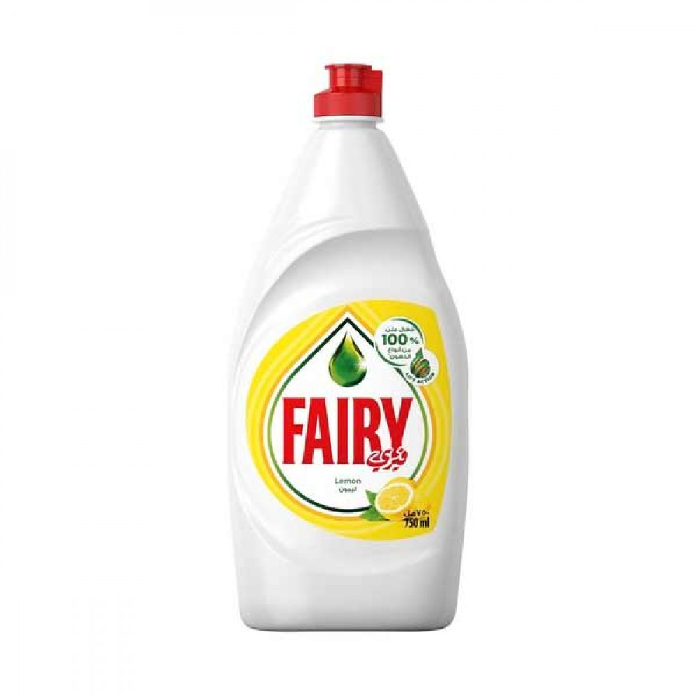 Fairy Dishwashing Liquid Lemon 750ml  Fairy Dishwashing Liquid Lemon 750ml