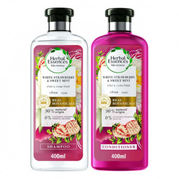 HARBEL ESSENCE STRAWBARY SHAMPOO 2X400ML@25% 