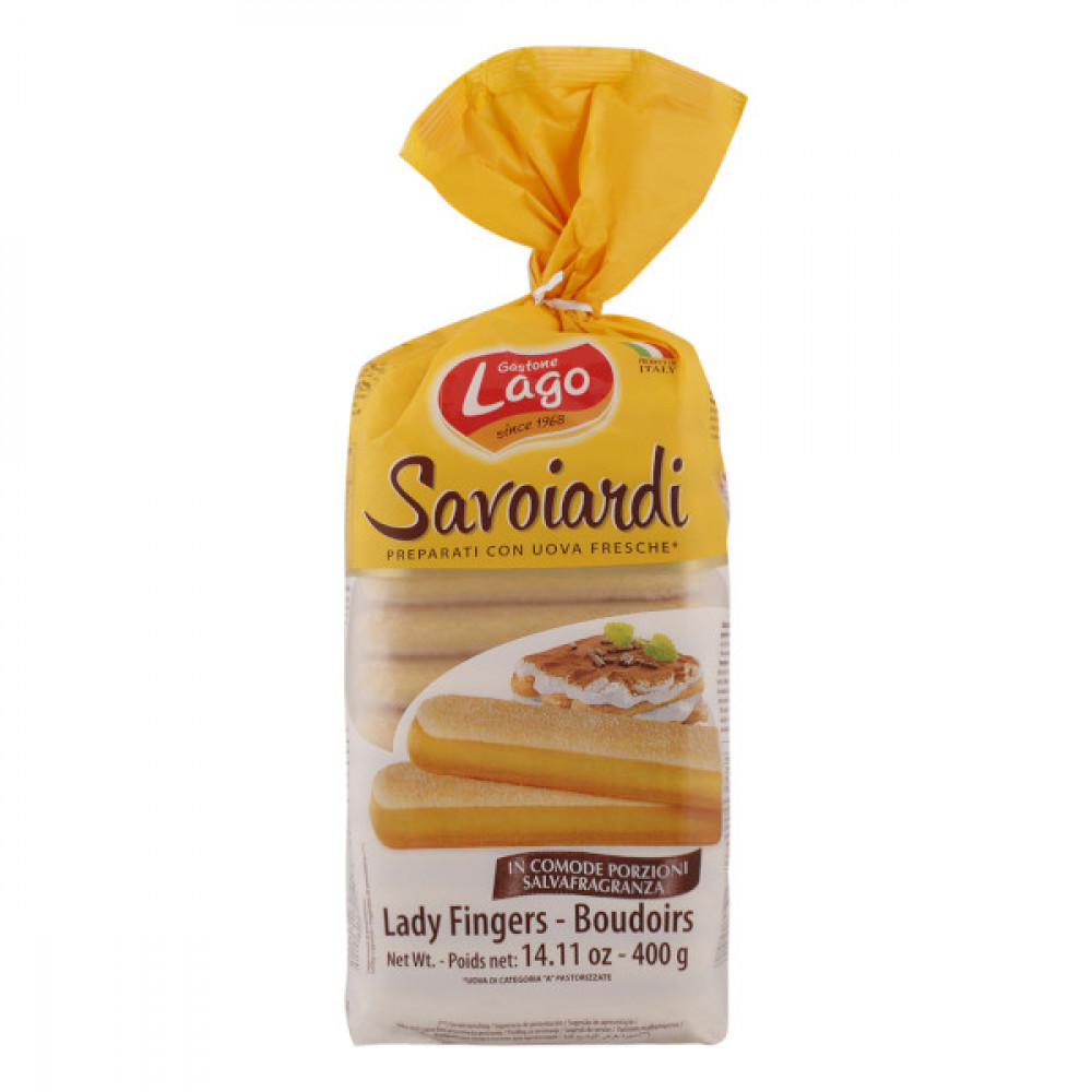 Lago Savoiardi Lady Fingers 400gm  Lago Savoiardi Lady Fingers 400gm