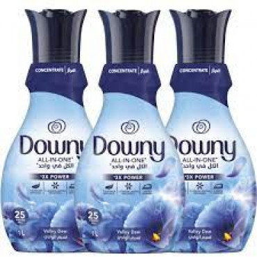 Downy Valley Dew Fabric Softener 3 X 1L@Sp