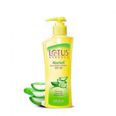 Lotus Herblas Aloesoft Daily Body Lotion Spf 20 25