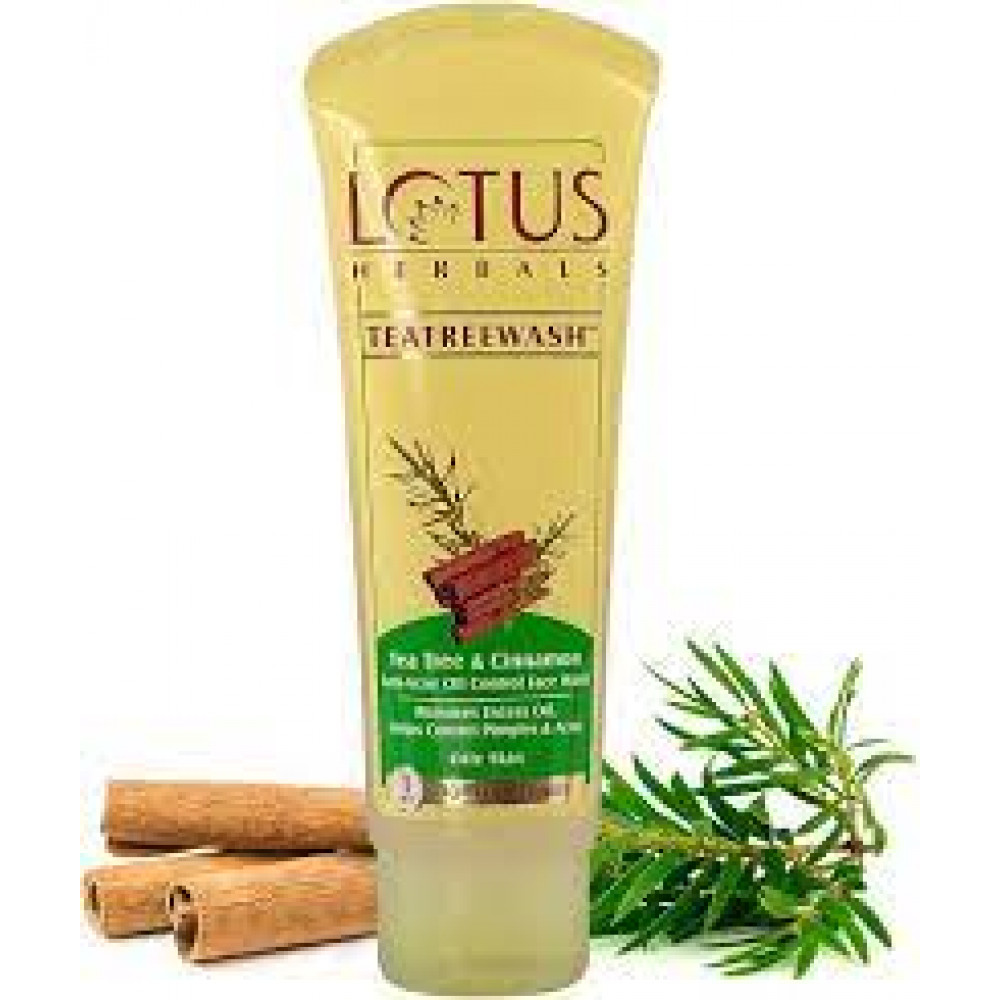Lotus Herbals Tea Tree Face Wash 120Gm Lotus Herbals Tea Tree Face Wash 120Gm