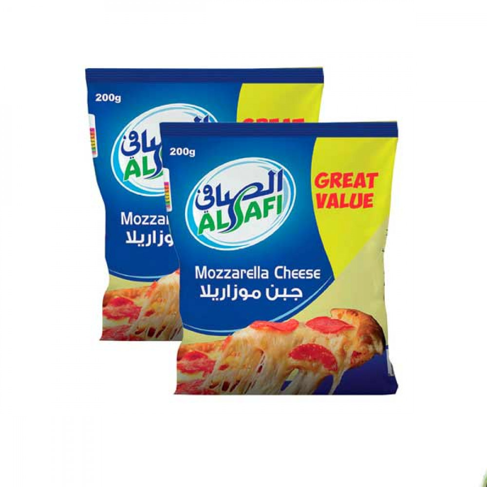 Al-Safi Mozzarella Cheese 2 x 200gm  Al-Safi Mozzarella Cheese 2 x 200gm
