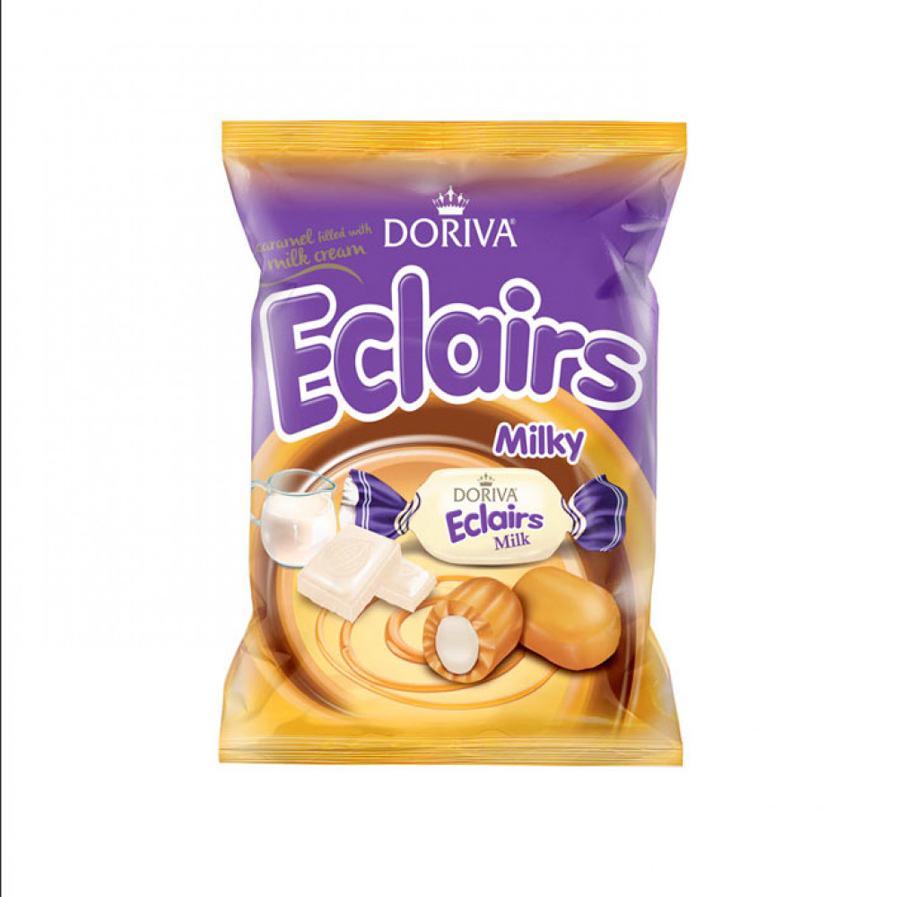 Doriva Eclr Pch Bag Butr Flvrd Mlk 700G Doriva Eclr Pch Bag Butr Flvrd Mlk 700G