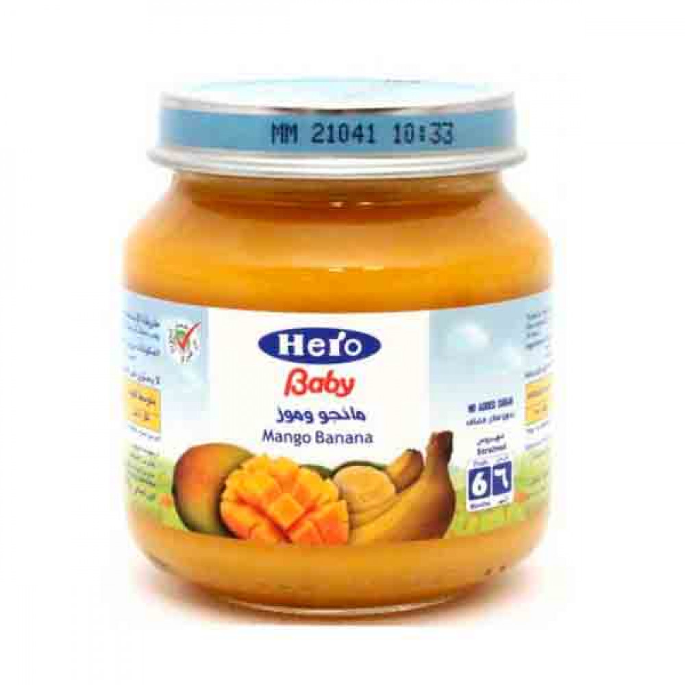 Hero Baby Mango Banana 120gm Hero Baby Mango Banana 120gm