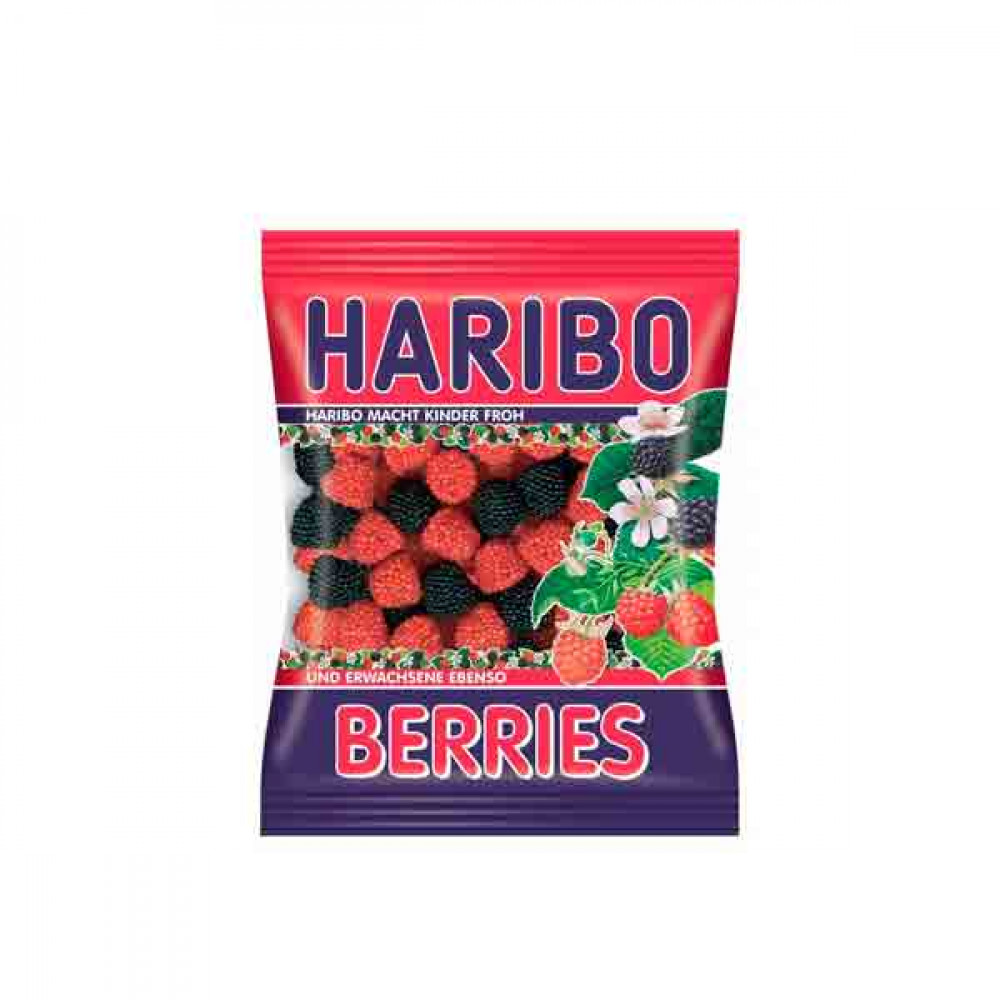 Haribo Gummy Candies Berries 175gm 