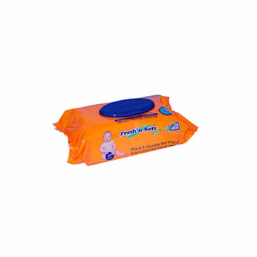FreshN Soft Classic Baby Care Wipes Refill 90s 