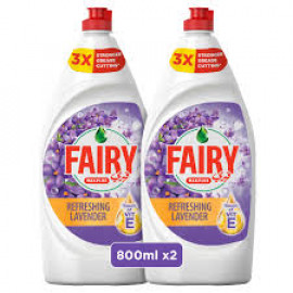 Fairy Lavendar Dish Wash 2X800Ml