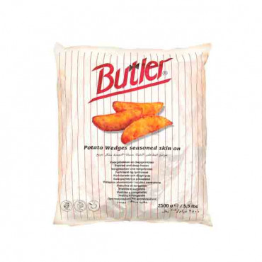 Butler Seasoned Potato Wedges 2.5Kg 