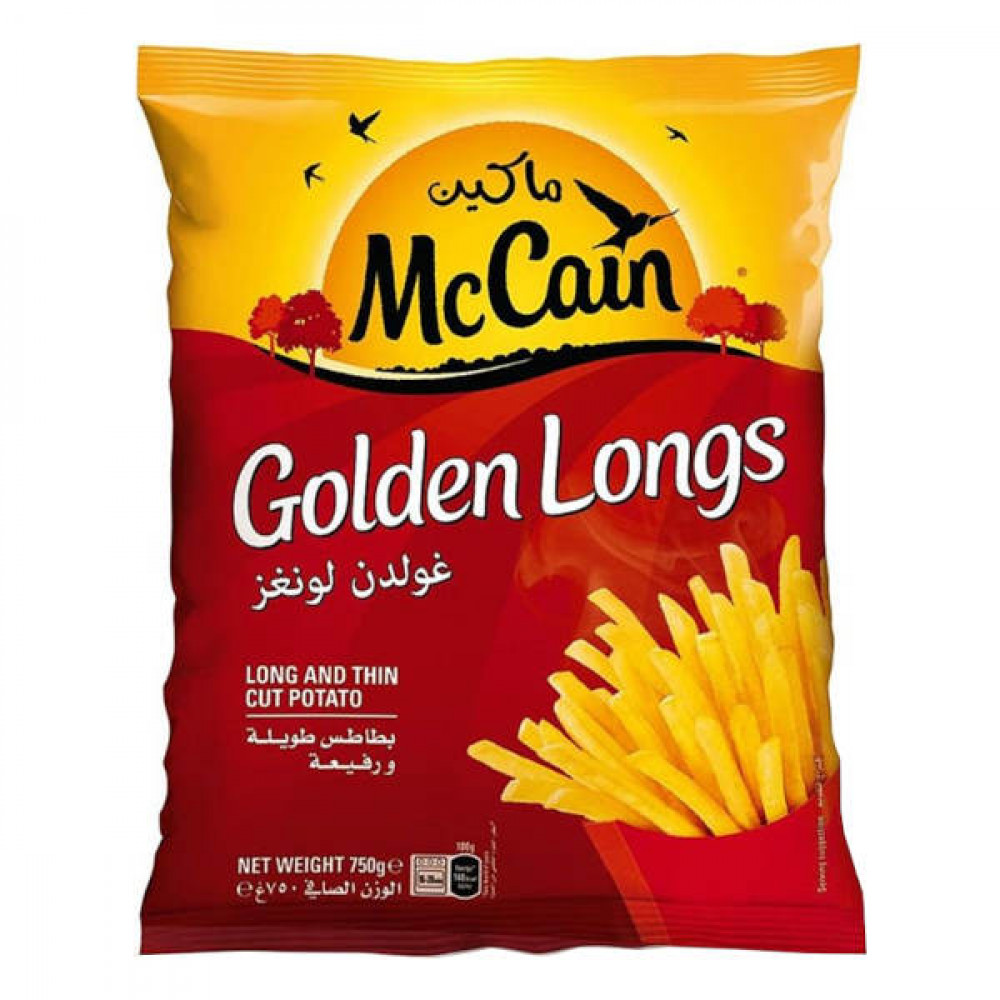 Mccain Golden Longs Thin Cut Potato 750gm  Mccain Golden Longs Thin Cut Potato 750gm
