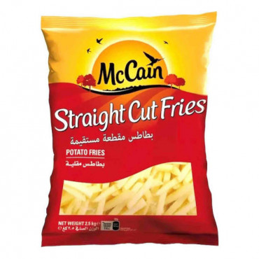 McCain Straight Cut Fries Potato Fries 2.5Kg 