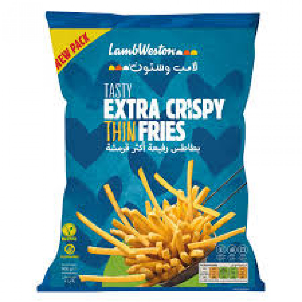 Lambweston Extra Crispy Fries 6Mm 900Gm Lambweston Extra Crispy Fries 6Mm 900Gm