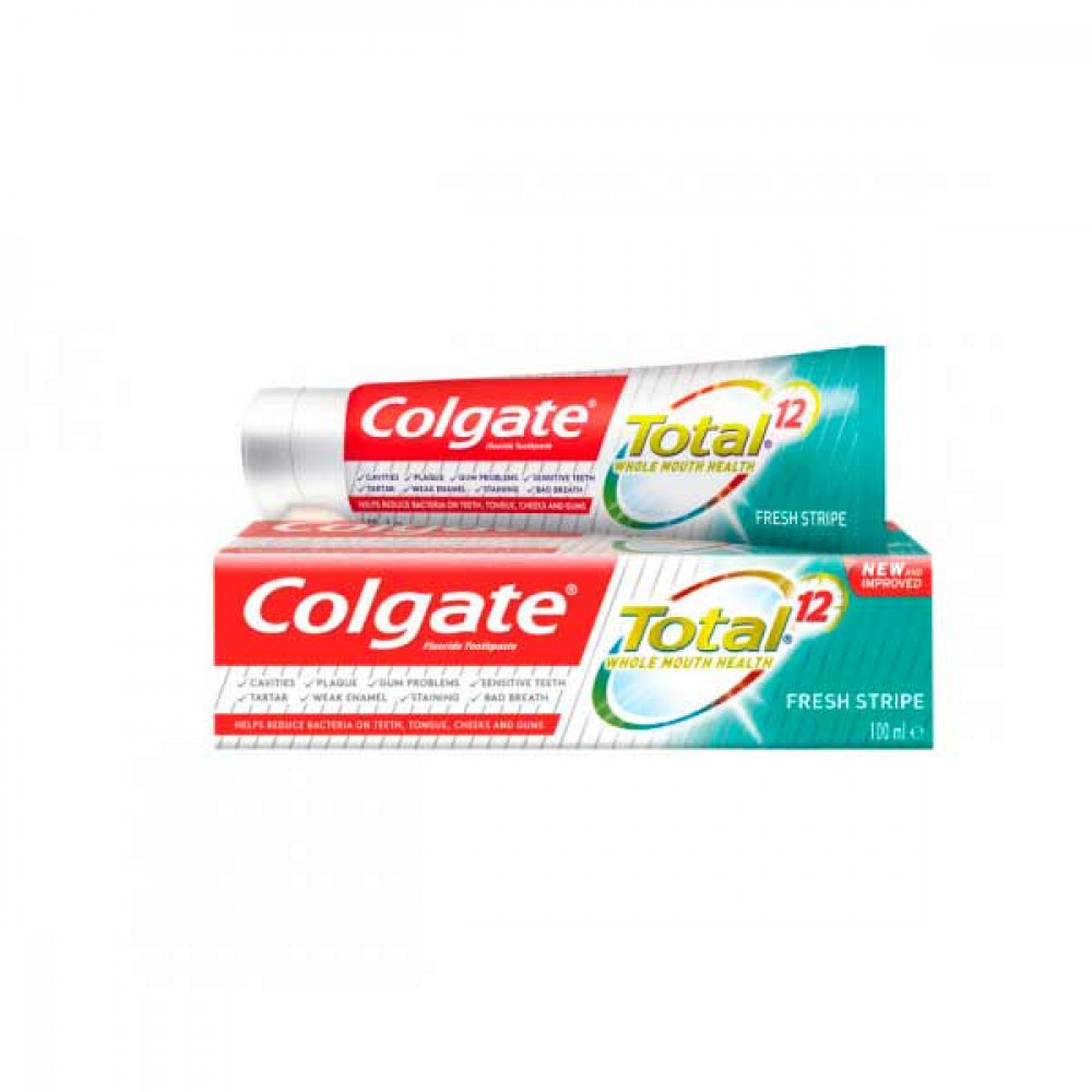 Colgate Toothpaste Total Fresh Stripes 100ml  Colgate Toothpaste Total Fresh Stripes 100ml