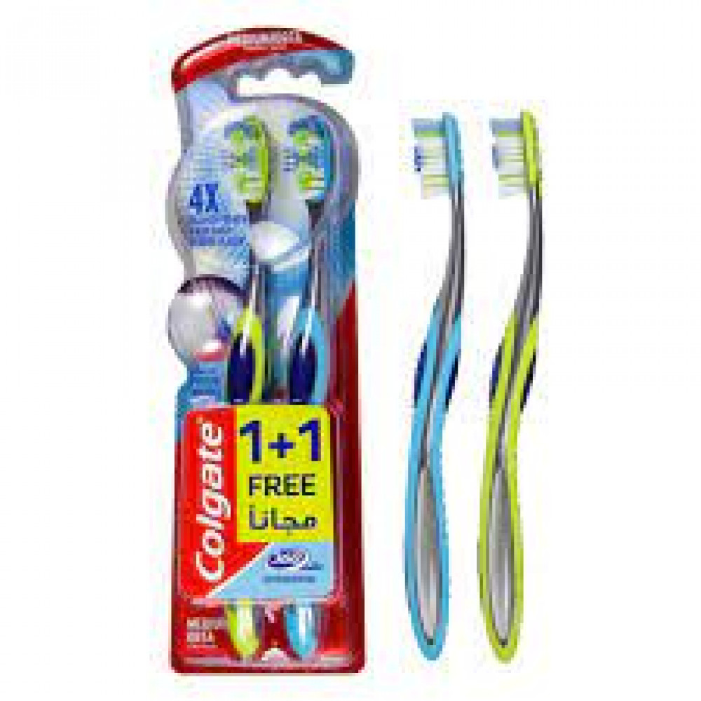 Colgate Toothbrush 360 Interdental Med Val Pk 2 Pc Colgate Toothbrush 360 Interdental Med Val Pk 2 Pc