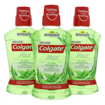 Colgate Plax Mouthwash Tea Fresh 3 x 500ml 