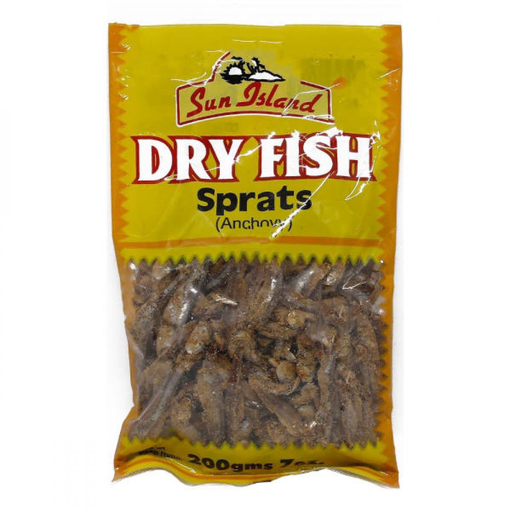 Sun Island Dry Fish Sprats (Anchovy) 175gm  Sun Island Dry Fish Sprats (Anchovy) 175gm