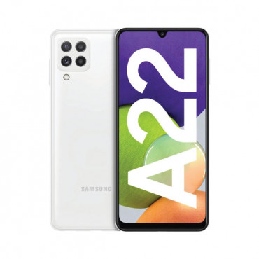 Samsung Smartphone Galaxy A22 4GB RAM 64GB ROM Dual Sim White Color 