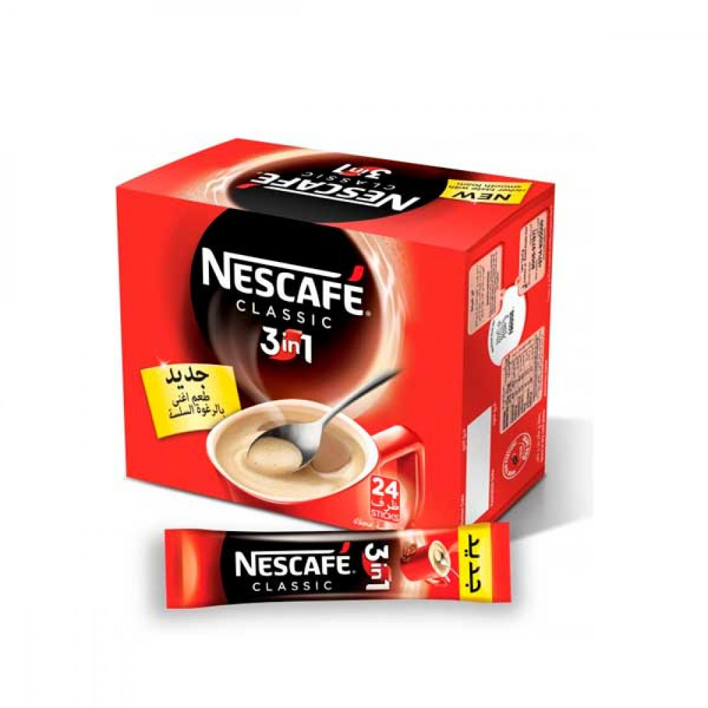 NESCAFE 3in1 Original instant coffee Pack of 24x18g / 0.63 oz