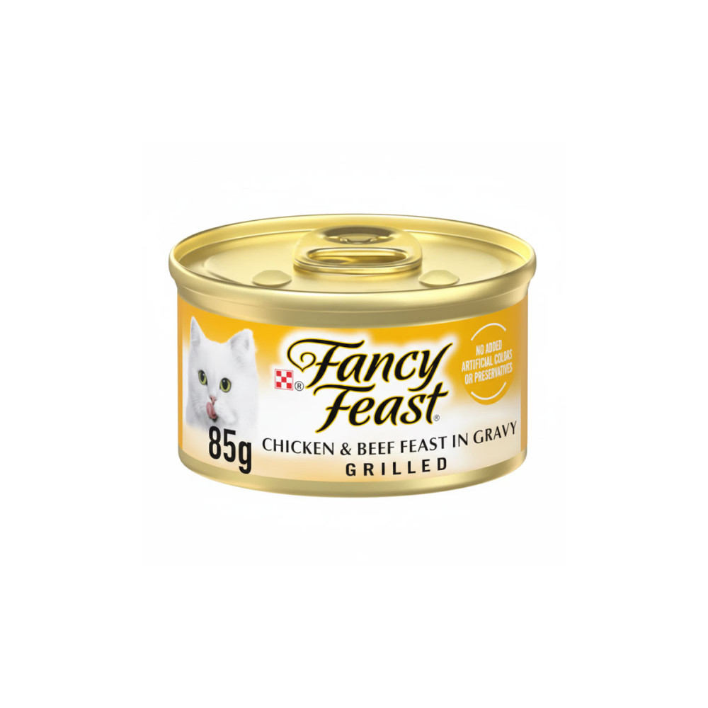 FANCY FEAST GRILLED CHICKEN BEEF 85GM
