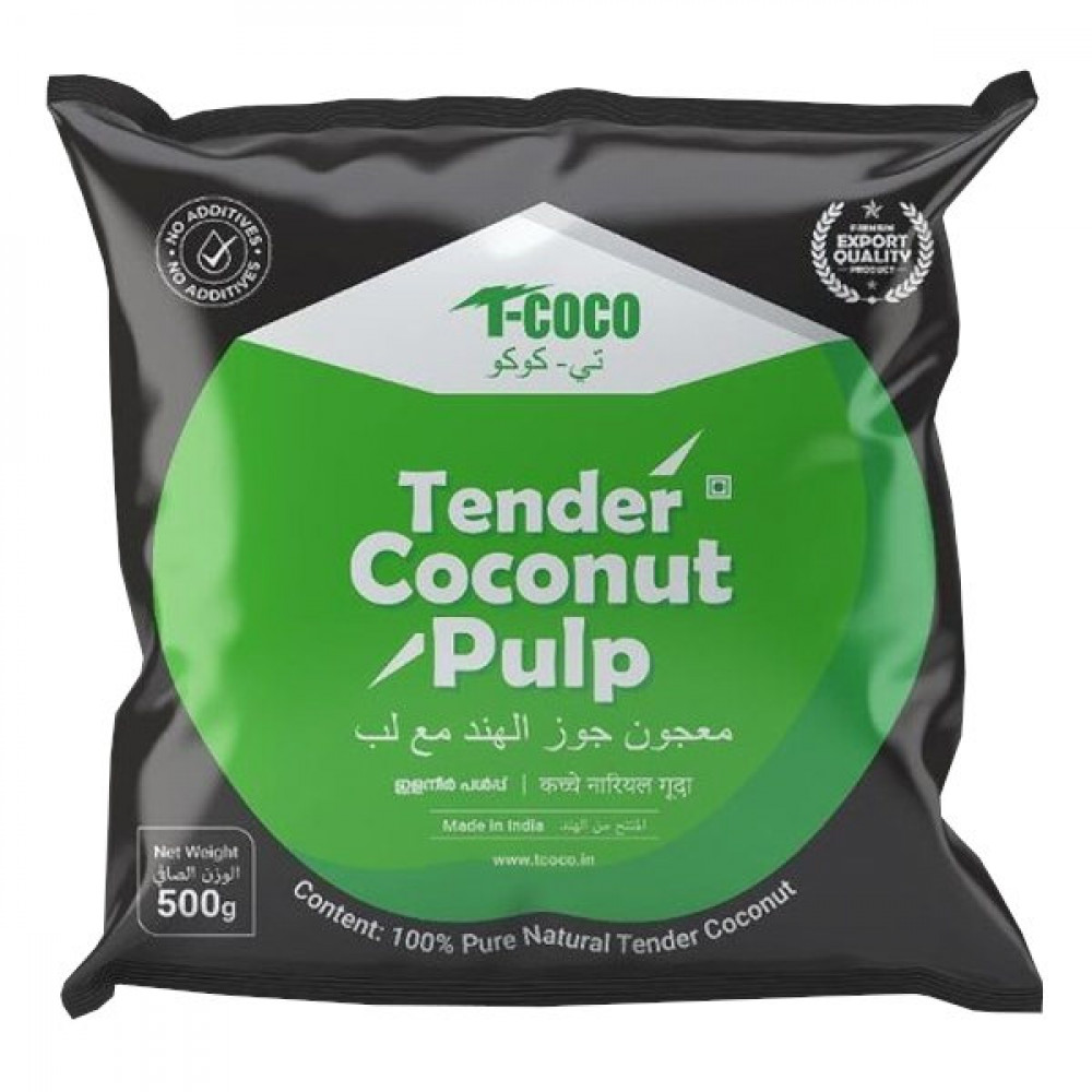 T-Coco Tender Coconut Pulp 500gm  T-Coco Tender Coconut Pulp 500gm