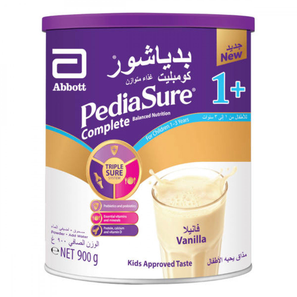 Pediasure Complete Nutrition Formula 1+ Vanilla 900gm  Pediasure Complete Nutrition Formula 1+ Vanilla 900gm