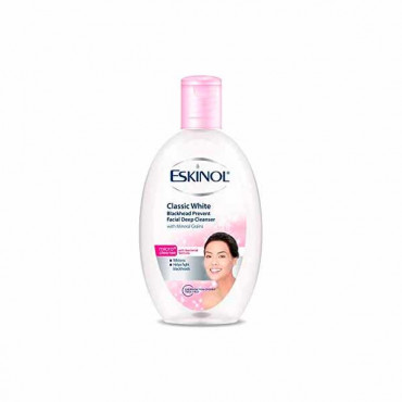 Eskinol Facial Cleanser Classic White Blackhead Eliminates 225ml 