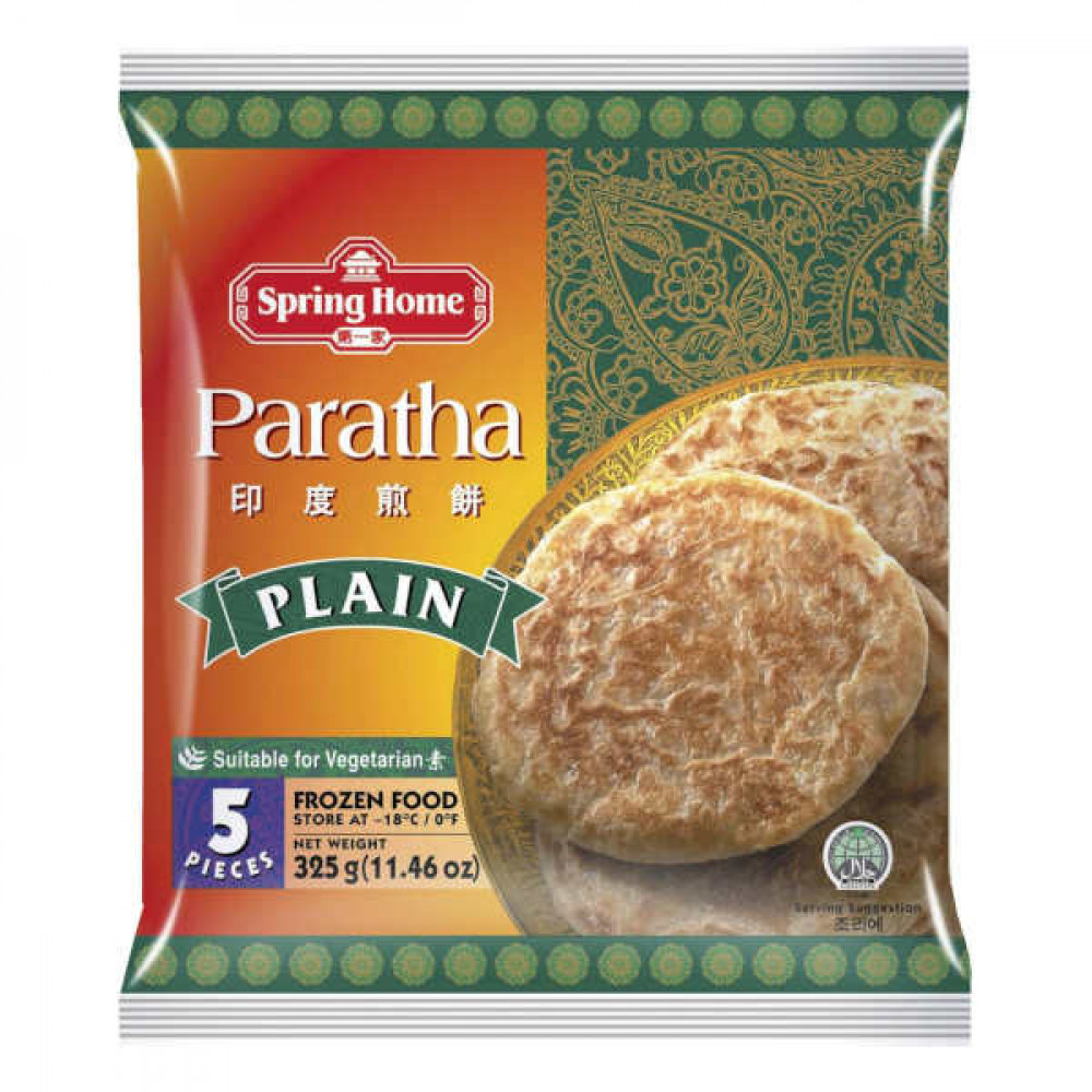 Spring Home Frozen Paratha Plain 325gm  Spring Home Frozen Paratha Plain 325gm