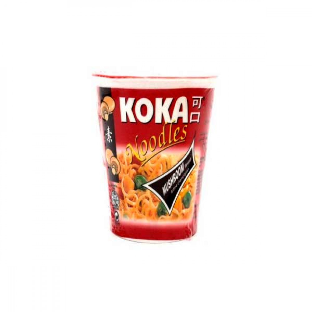 KOKA BOWL NOODLES MUSHROOM 90GM KOKA BOWL NOODLES MUSHROOM 90GM