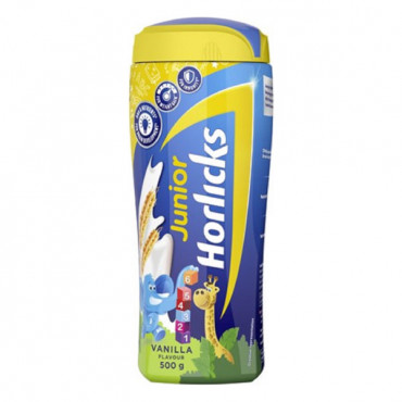 Junior Horlicks Vanilla Malt Powder 500gm 