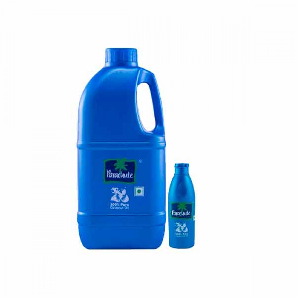Parachute Pure Coconut Oil 1Ltr +  200ml Free  Parachute Pure Coconut Oil 1Ltr +  200ml Free
