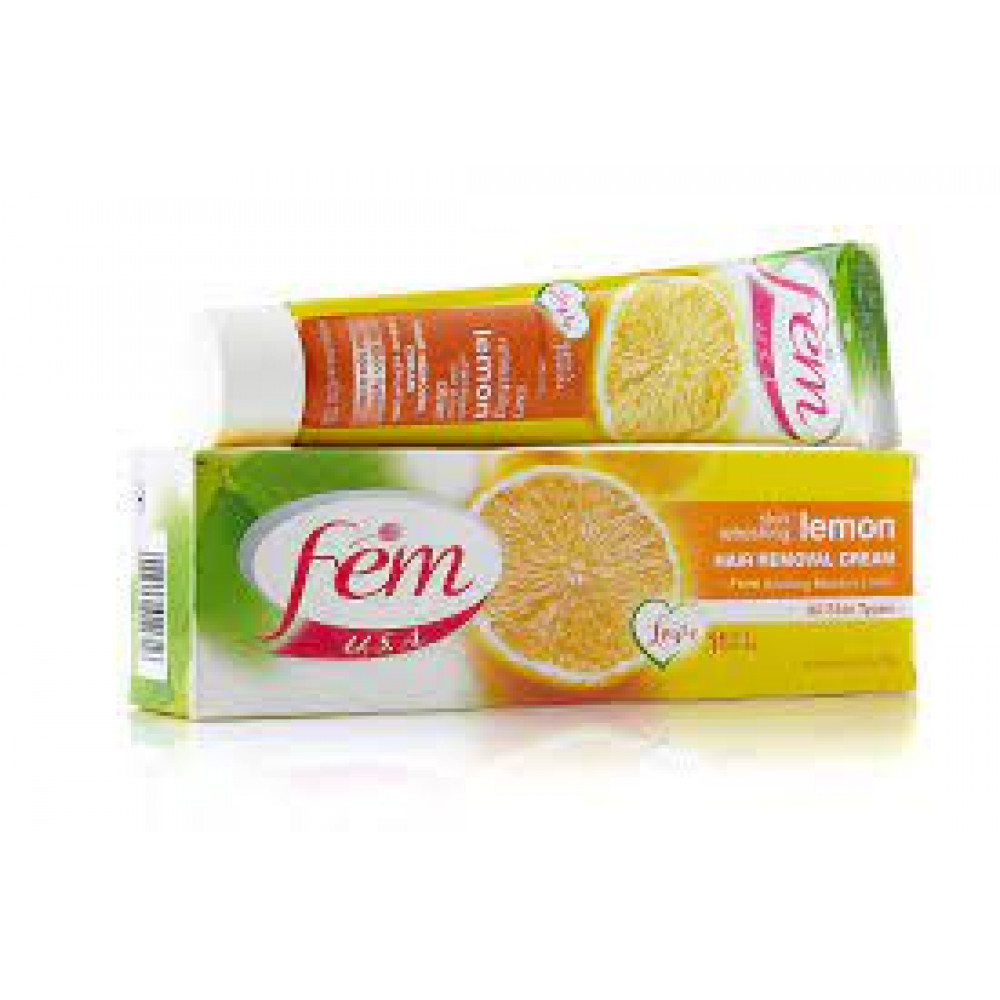 Fem Lemon Hair Removing Cream 120Gm