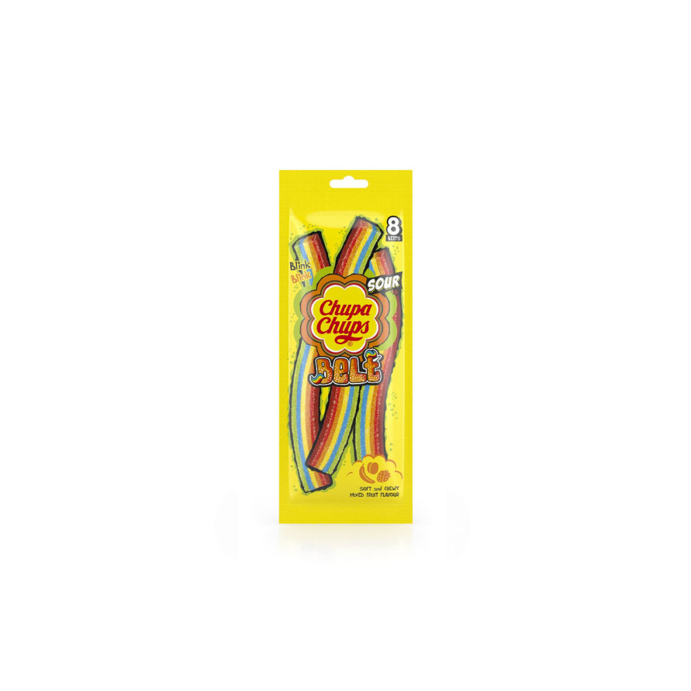 CHUPA CHUPS SOUR BELTS 57GM