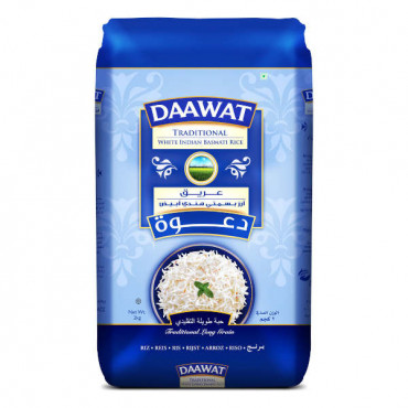 Daawat Traditional Indian Basmati Rice 2Kg 